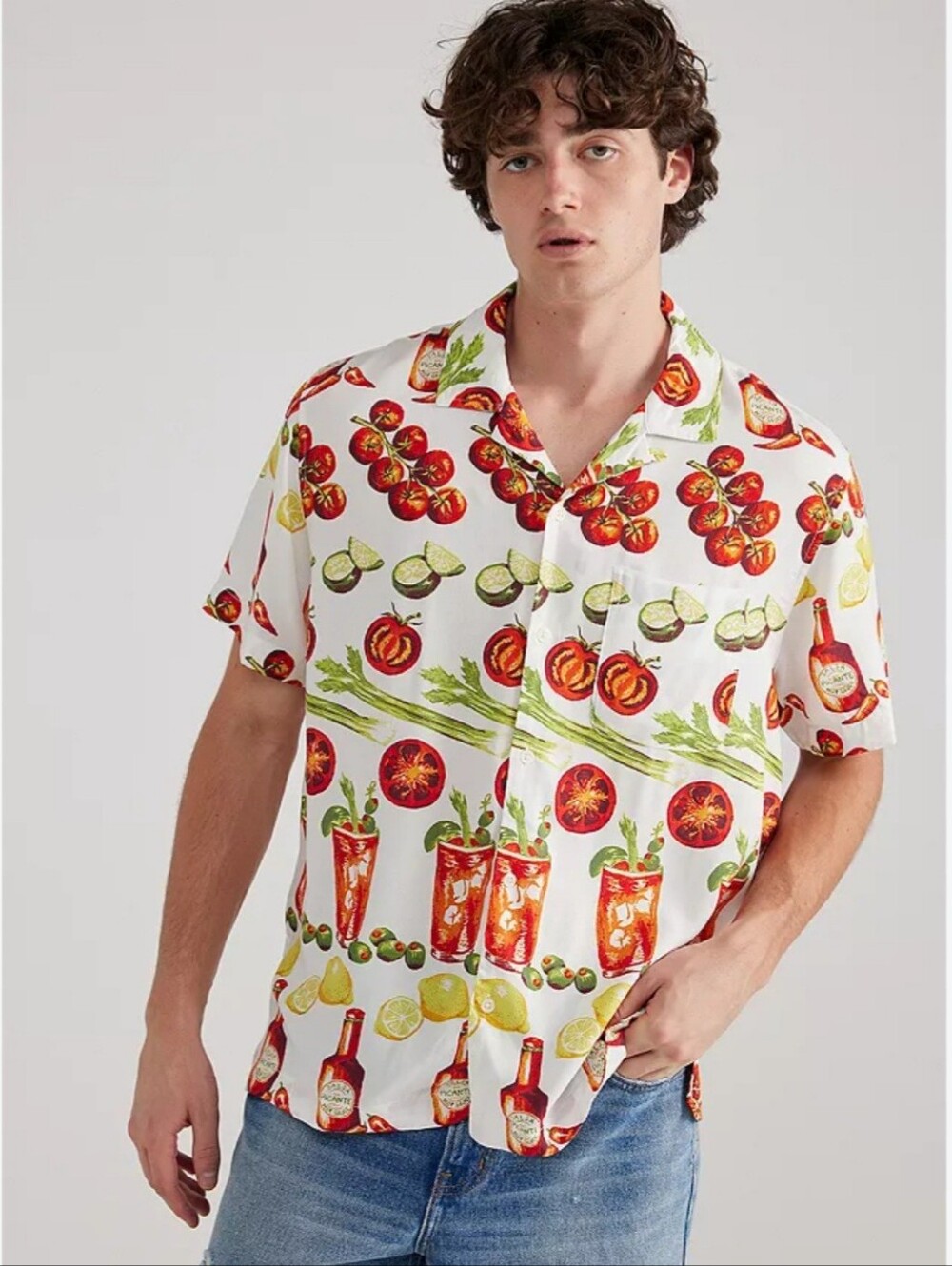 BDG Printed Bloody Caesar Shirt